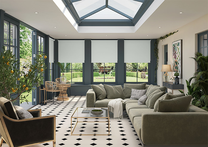 Palermo (Blackout), Light Grey - Twist&Fit Roller Blind - Image 8